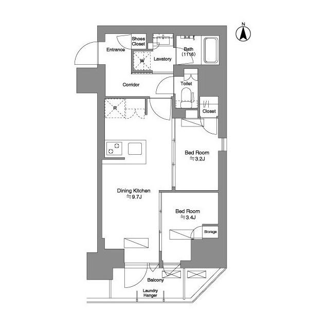 Ｂｒｉｌｌｉａ　ｉｓｔ　新御徒町（0501） 間取り図画像