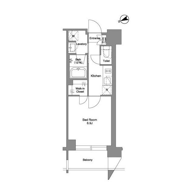 ザ・ケンジントン・レジデンス芝浦（0408） 間取り図画像