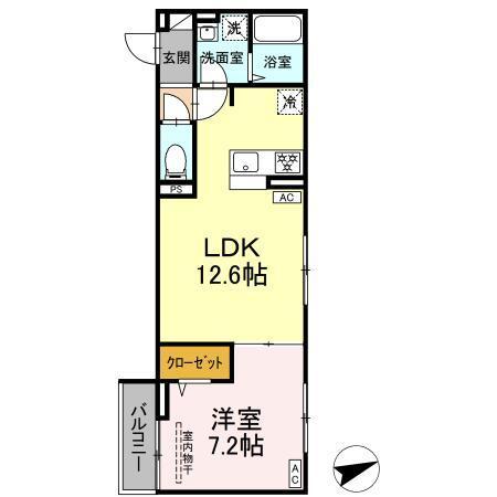 セレスティア柴又Ⅵ（206） 間取り図画像