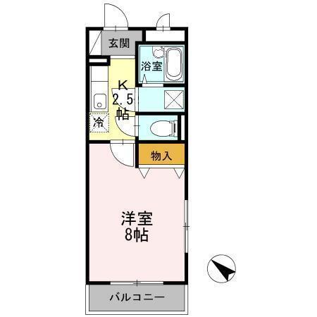 ミレニアム経堂（306） 間取り図画像