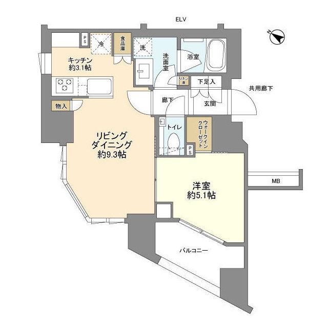 ブランズ巣鴨三丁目（602） 間取り図画像