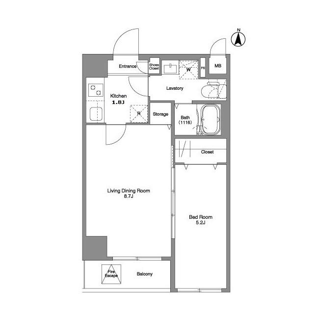 コンフォリア北池袋（0402） 間取り図画像