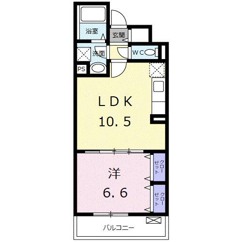 ウイステリア関口（103） 間取り図画像