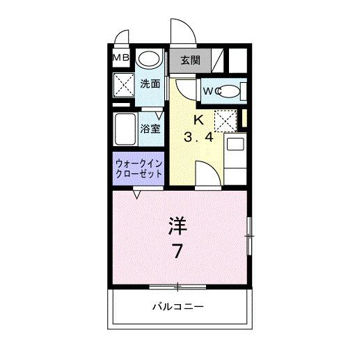 リッシュ（201） 間取り図画像