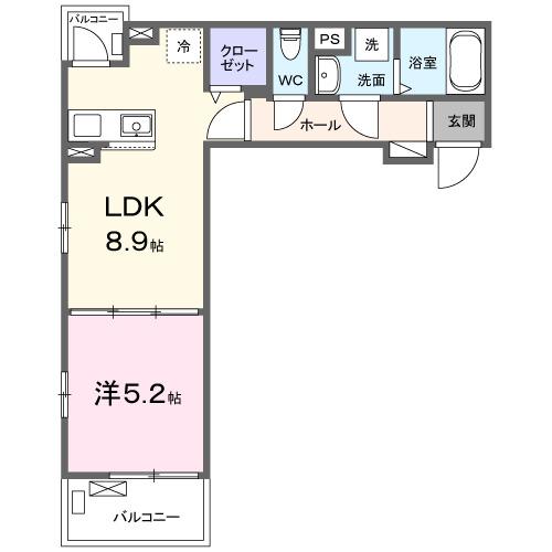 ヒカルサ東川口サウス（202） 間取り図画像