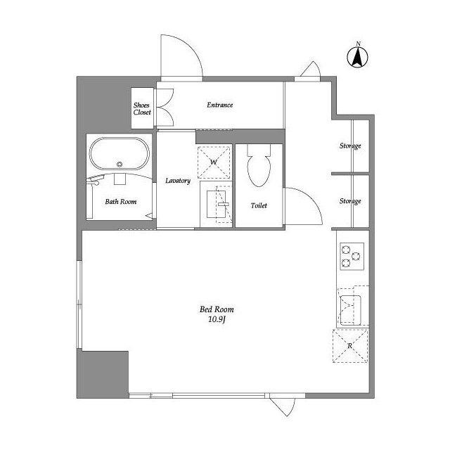 品川港南テラス（302） 間取り図画像