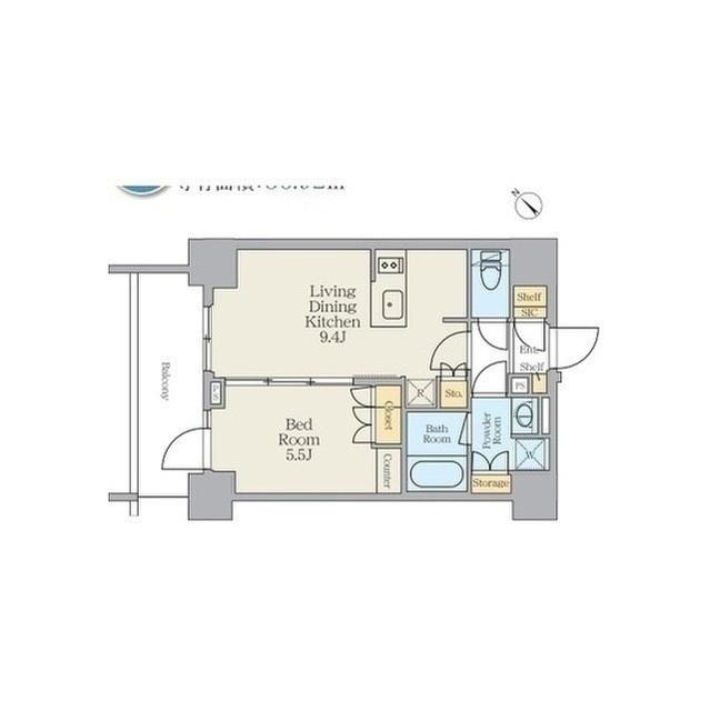 ミリアレジデンス蔵前ステーションフロント（0502） 間取り図画像