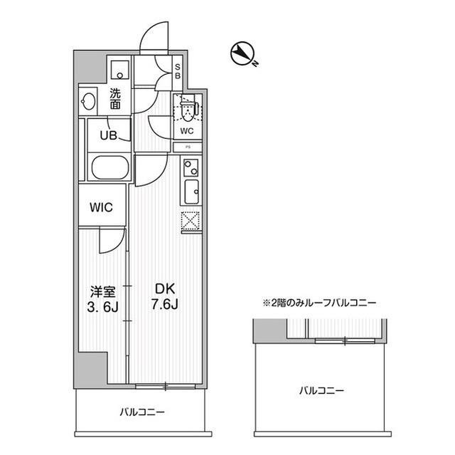 コンフォリア・リヴ志村三丁目（302） 間取り図画像