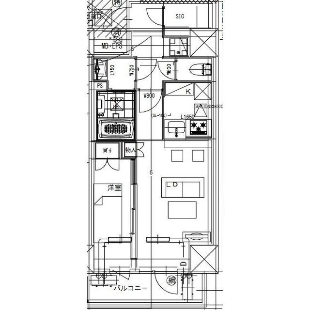 Ｌａ　Ｄｏｕｃｅｕｒ東神田（0402） 間取り図画像