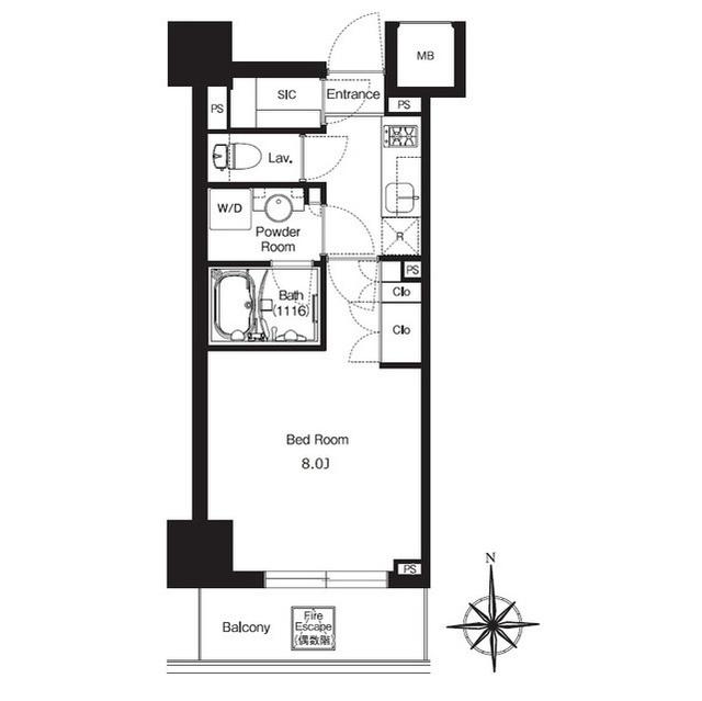 ＨＦ正光寺赤羽レジデンスⅡ（0206） 間取り図画像