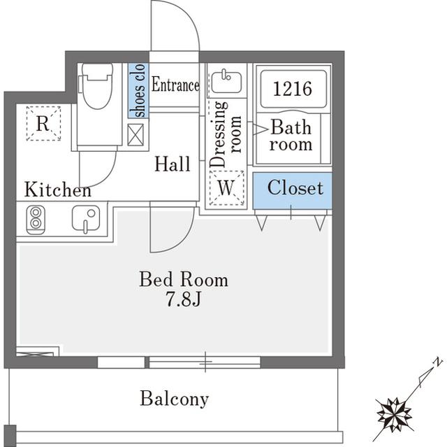 Ｌａ　Ｄｏｕｃｅｕｒ巣鴨Ｅａｓｔ（402） 間取り図画像
