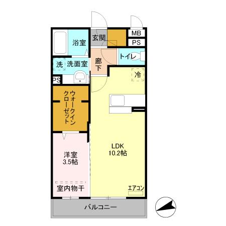 Ｂｅｌｌｅ Ｆｌｅｕｒ（203） 間取り図画像