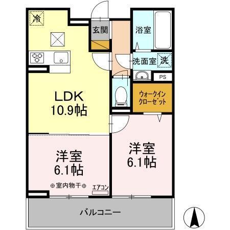エスポワール（102） 間取り図画像