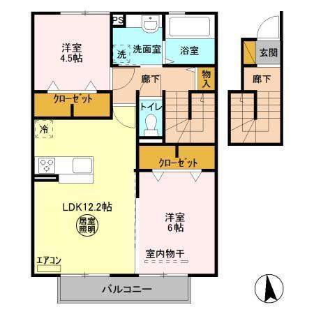 セジュールⅦ（202） 間取り図画像