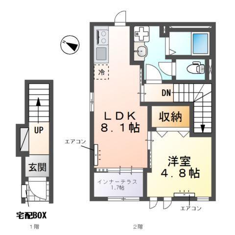 グランアサヒ 間取り図画像