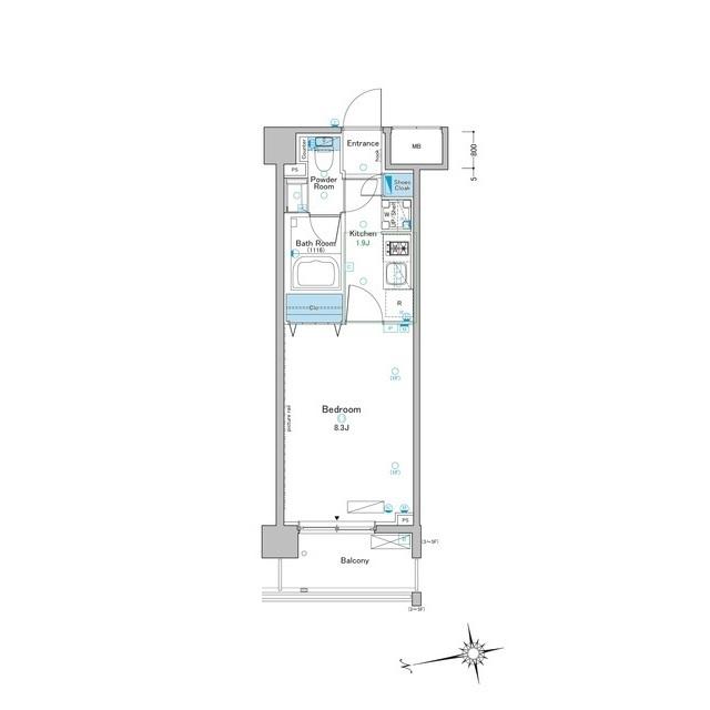 ルフォンプログレ赤羽（406） 間取り図画像