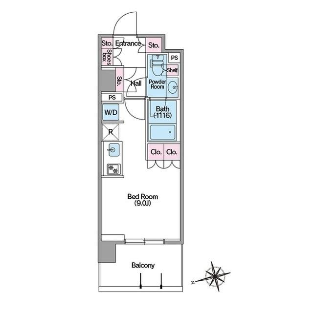 コンフォリア東新宿ステーションフロント（0410） 間取り図画像