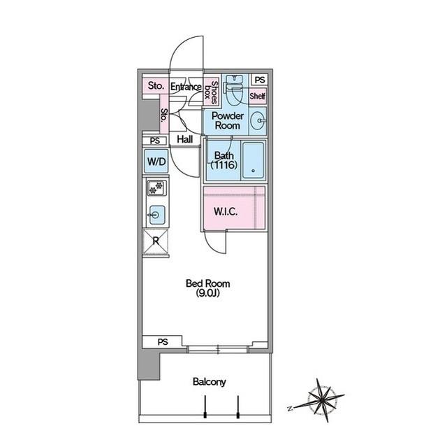 コンフォリア東新宿ステーションフロント（0608） 間取り図画像