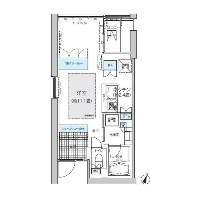 ガーデニエール砧ウエスト（428） 間取り図画像