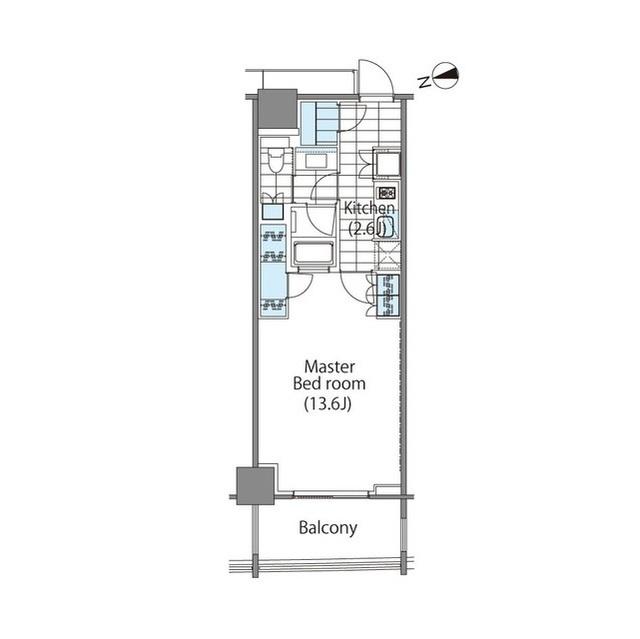 コンフォリア新宿イーストサイドタワー（0605） 間取り図画像