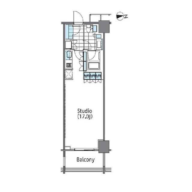 コンフォリア新宿イーストサイドタワー（0925） 間取り図画像