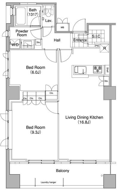 コンフォリア東池袋ＷＥＳＴ（1206） 間取り図画像