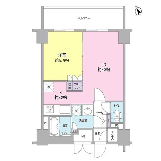 コンフォリア春日富坂（1105） 間取り図画像