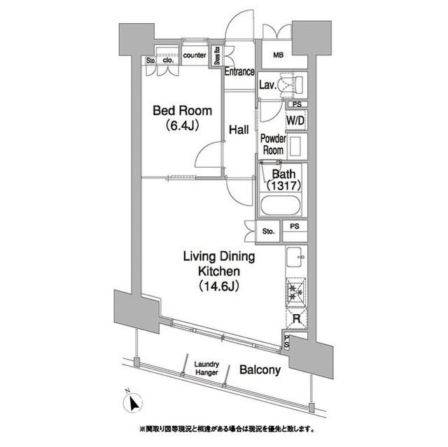 コンフォリア芝浦バウハウス（0602） 間取り図画像