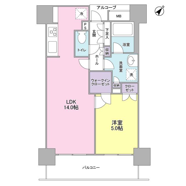 ＬａＳａｎｔｅ五反田（1408） 間取り図画像