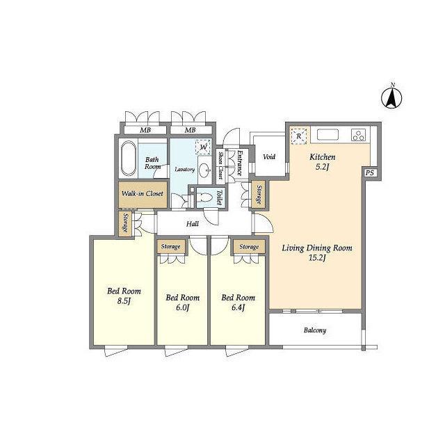 ＫＷレジデンス桜新町（306） 間取り図画像