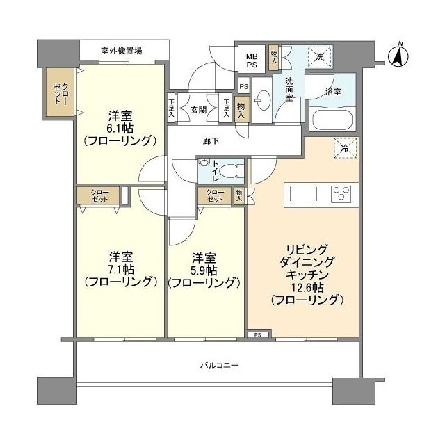 ＨＦ白金高輪レジデンス（0803） 間取り図画像