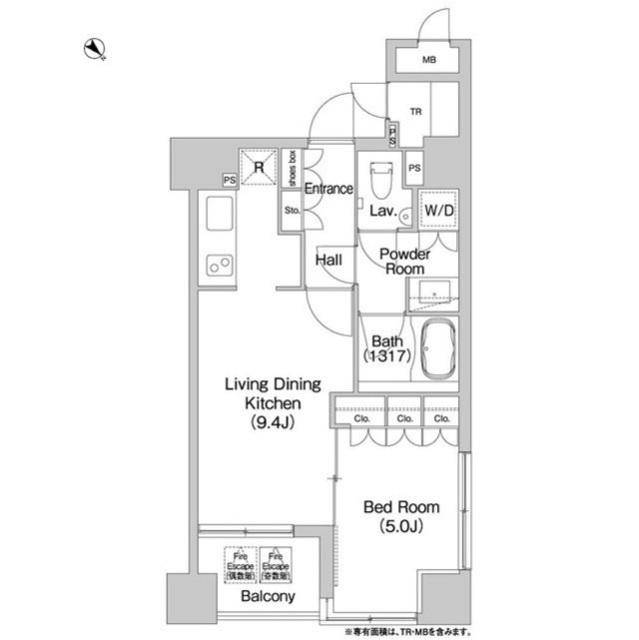 コンフォリア日本橋人形町ノース（0804） 間取り図画像