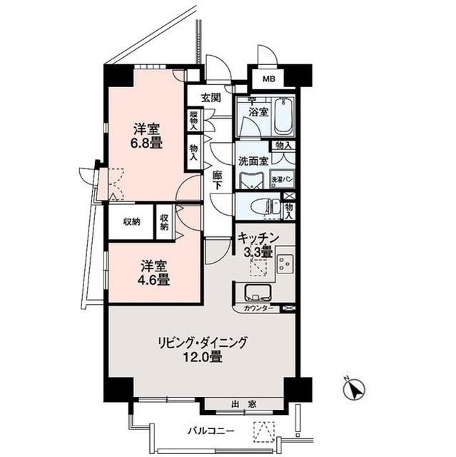 スポルク浮間（701） 間取り図画像