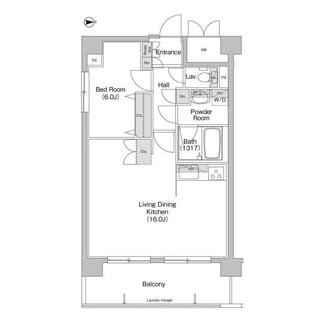 コンフォリア東品川（0607） 間取り図画像