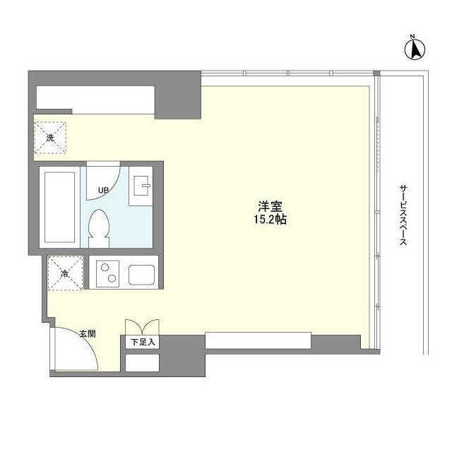 フロンティアレジデンスザタワー品川（1313） 間取り図画像