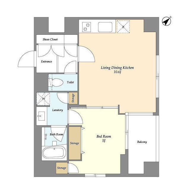 ＨＦ目黒行人坂レジデンス（316） 間取り図画像