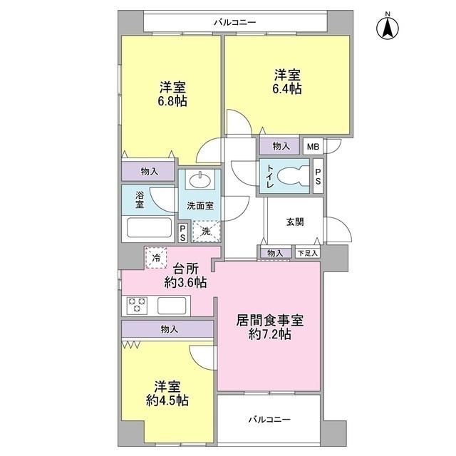 カーサフォルトオアサ（501） 間取り図画像