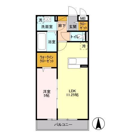 セピアコート（303） 間取り図画像