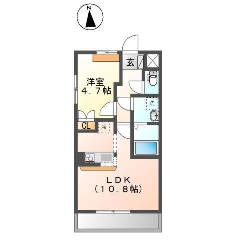 クレールスクエア 間取り図画像