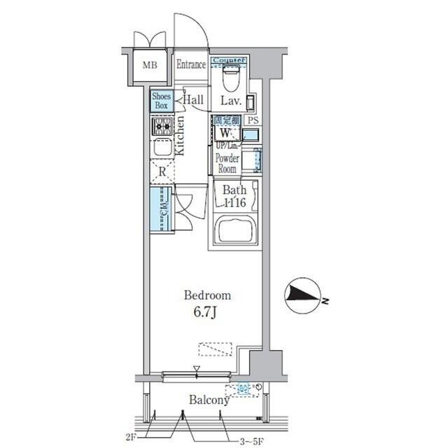 スタイリオ渋谷南平台（202） 間取り図画像