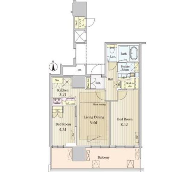 Ｂｒｉｌｌｉａ　Ｔｏｗｅｒ池袋（4505） 間取り図画像