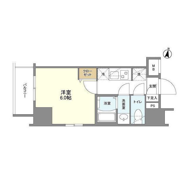 インペリアルフラット武蔵小山（0905） 間取り図画像
