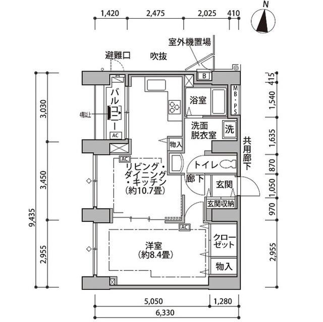 東雲キャナルコートＣＯＤＡＮ１４号棟（0415） 間取り図画像