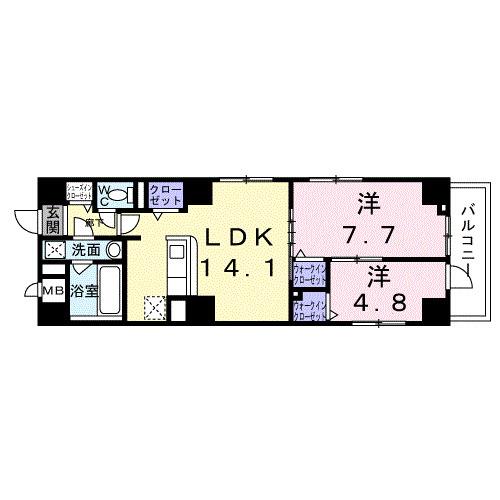 アミュレット本郷（301） 間取り図画像
