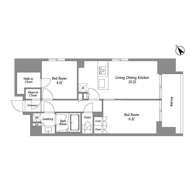 シーズンフラッツ大森西（0703） 間取り図画像