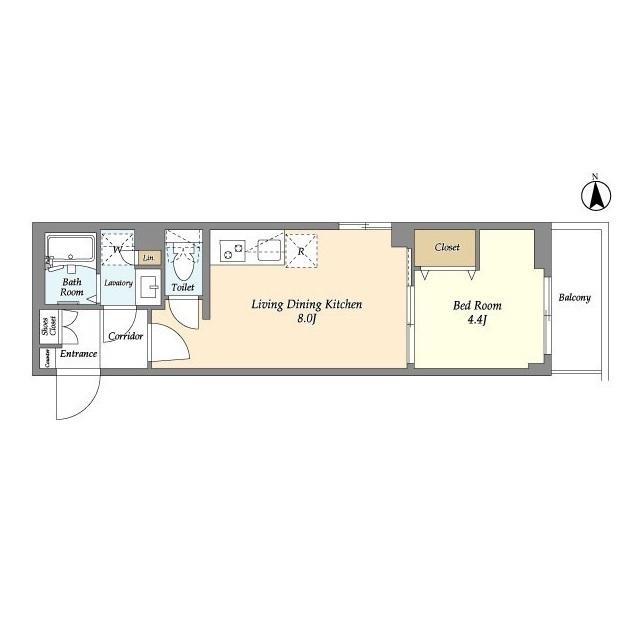 ルネサンスコート上北沢Ｇｒａｎｄ（205） 間取り図画像