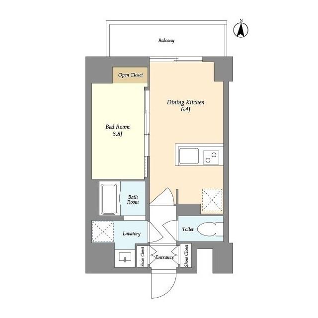 ＶＯＲＴ扇橋ｒｅｓｉｄｅｎｃｅ（801） 間取り図画像