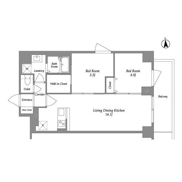 ＫＤＸレジデンス上板橋（301） 間取り図画像
