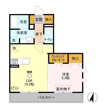 グリーンコーポ前川町（201） 間取り図画像