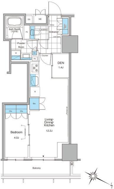 ルフォンプログレ北新宿（1307） 間取り図画像